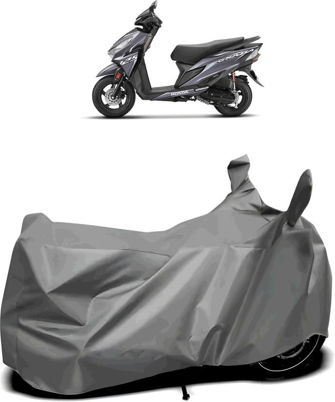 RM Collections Waterproof Two Wheeler Cover for Honda(Grazia, Grey)
