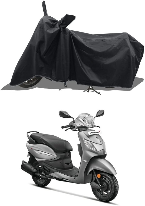 KANISHA ENTERPRISES Waterproof Two Wheeler Cover for Hero(Pleasure, Black)