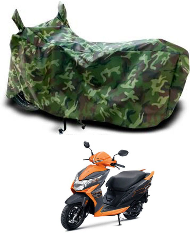 Aamaya Store Waterproof Two Wheeler Cover for Honda(Dio, Green)