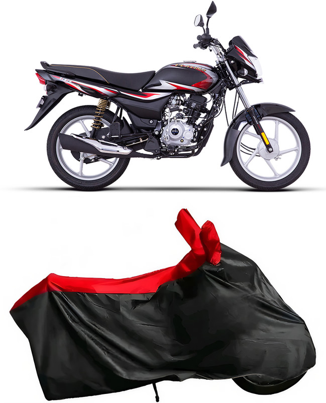 BbcMart Waterproof Two Wheeler Cover for Bajaj(Platina 100, Red)