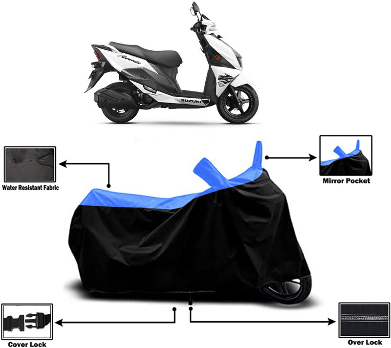 CoverXpert Two Wheeler Cover for Suzuki(Avenis 125, Multicolor)