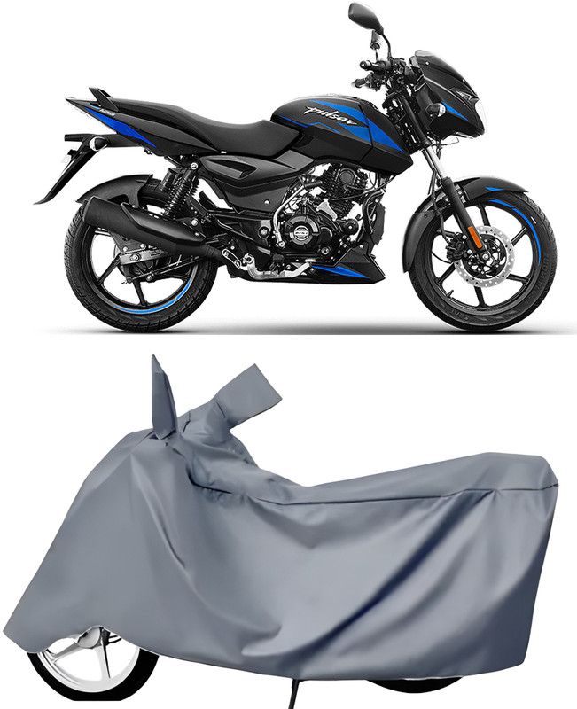 BbcMart Waterproof Two Wheeler Cover for Bajaj(Pulsar 125, Grey)