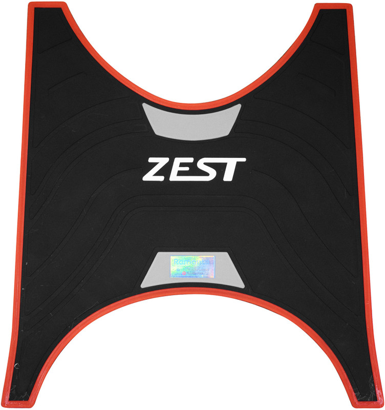 Ramanta TVS Zest Foot Mat Anti Slip PVC Rubber Footmat/Washable Floormat Compatible with TVS Zest Two Wheeler Mat