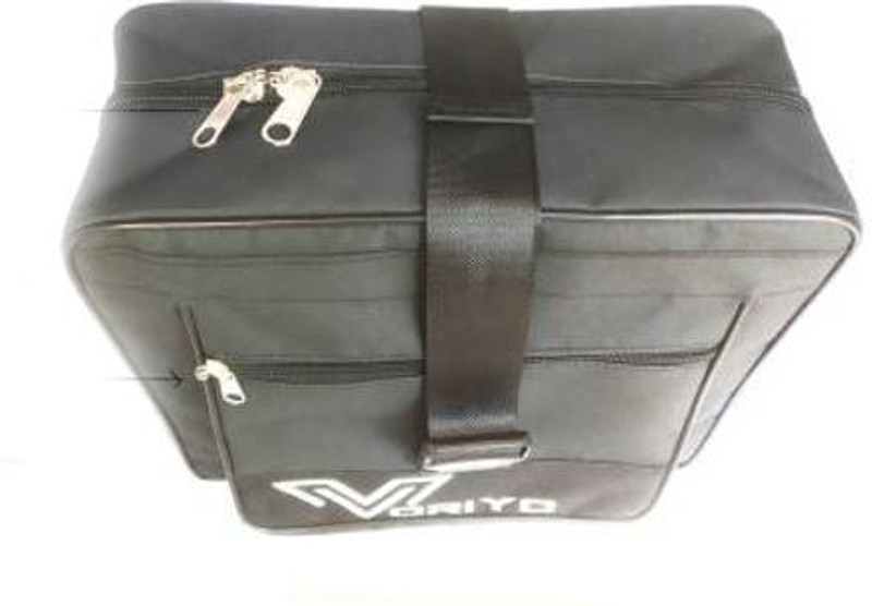 Voriyo Saddle Bike Bag3 Artificial Leather Material Water Resistance for All Bikes Saddle Bag Black Genuine Leather Motorbike Saddlebag(30 L)