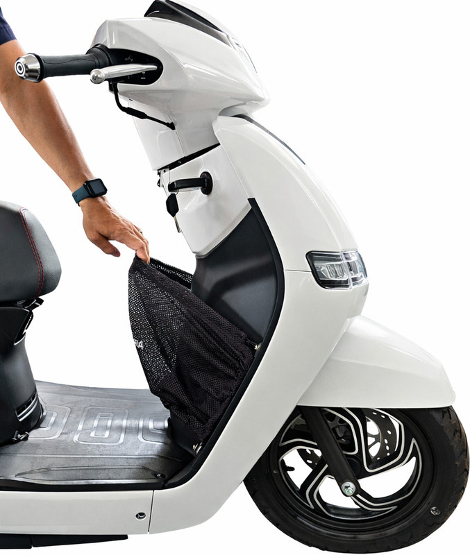 Fibera Smart Compact Basket For iQube Luggage Box Black Polyester Motorbike Saddlebag(10 L)