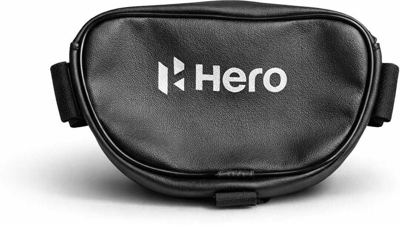 PALMotoCarry Bike Handle Storage Bag Waterproof Luggage Box Black Leather Motorbike Saddlebag