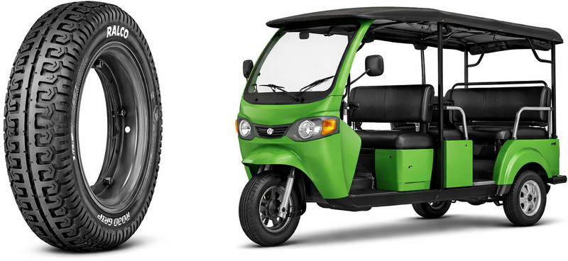 Ralco Road grip 3.75 12 for E-rickshaw Front & Rear Two Wheeler Tyre(Racing Slicks, Street, Tube)