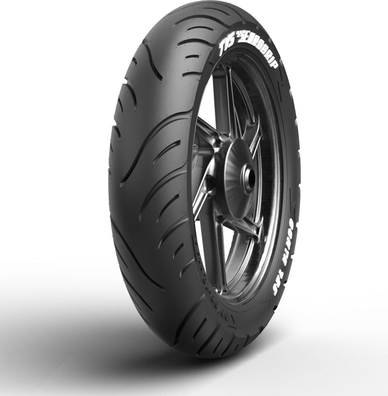 Tvs EUROGRIP 90/90 12 725 90/90 12 Front & Rear Two Wheeler Tyre(Racing Slicks, Street, Tube Less)