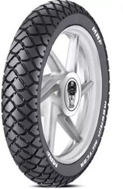 MRF 100/90/ 18 METEOR TYRE TUBELESS Rear Two Wheeler Tyre(Offroad Knobbies, Tube Less)