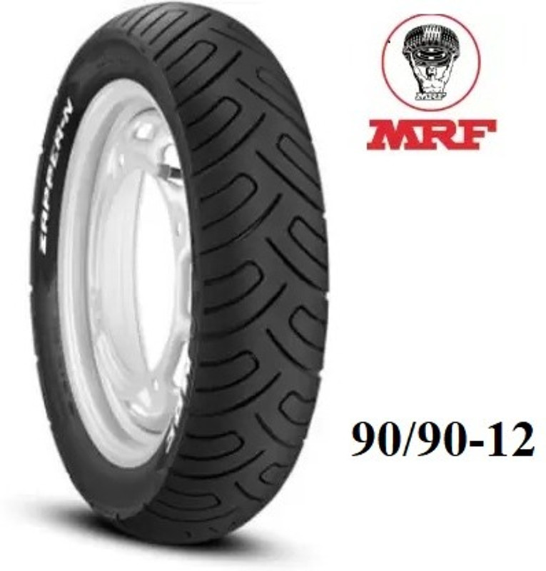 MRF 90/90-12 54J ZAPPER N TL ( NEW MODEL) 90/90-12 54J ZAPPER-N Front & Rear Two Wheeler Tyre(Street, Racing Slicks, Tube Less)