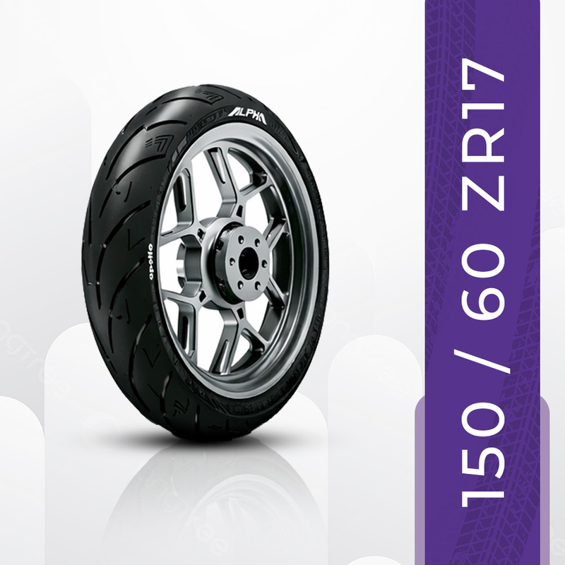 Apollo ALPHA H1 150/60ZR17 66W KTM BIKE TYRE Rear Two Wheeler Tyre(Dual Sport, Racing Slicks, Tube Less)