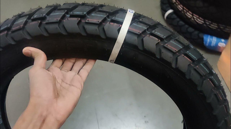 CEAT 100/90-18 GRIPP X5 TL 56P 100/90-18 Front & Rear Two Wheeler Tyre(Dual Sport, Offroad Knobbies, Racing Slicks, Street, Tube Less)