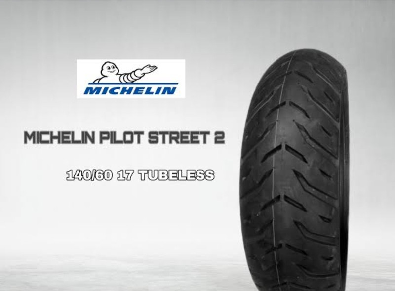 MICHELIN 140/60-R17 PILOT STREET 2 SPORTY PILOT STREET 2 (PS 2) Rear Two Wheeler Tyre(Racing Slicks, Street, Offroad Knobbies, Dual Sport, Tube Less)