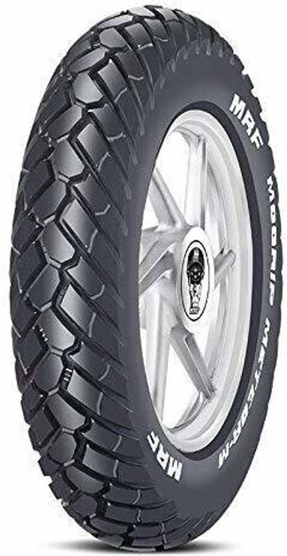 MRF M 120/80-18 62P Tubeless Bike Tyre Rear Two Wheeler Tyre(Dual Sport, Tube Less)