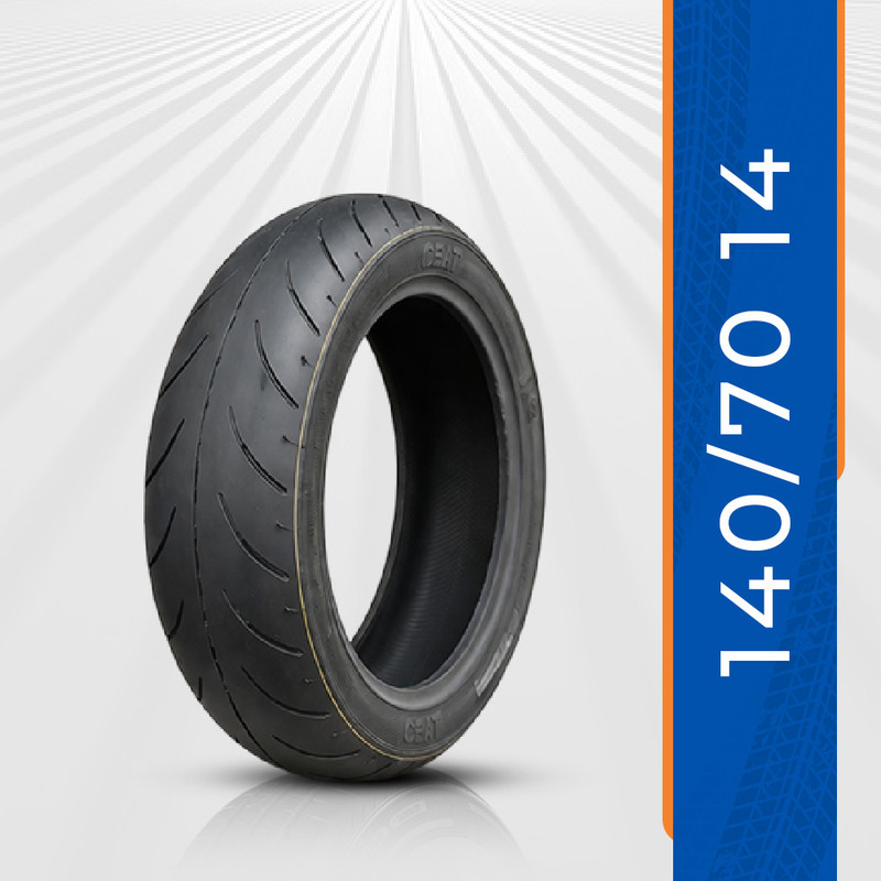 CEAT 140/70 14 140/70 14 Rear Two Wheeler Tyre(Racing Slicks, Street, Dual Sport, Tube Less)