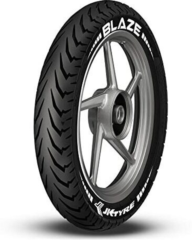 JK TYRE 80/100-18 BLAZE RYDR BF34 TUBELESS BIKE FRONT TYRE Front Two Wheeler Tyre(Racing Slicks, Dual Sport, Offroad Knobbies, Street, Tube Less)