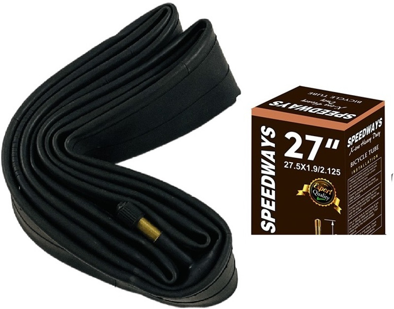 SPEEDWAYS 27 Inch Cycle Tube Schrader Valve 50MM Moulded Nylon Rubber Bicycle Tube Tubular For 27.5X1.9/2.125