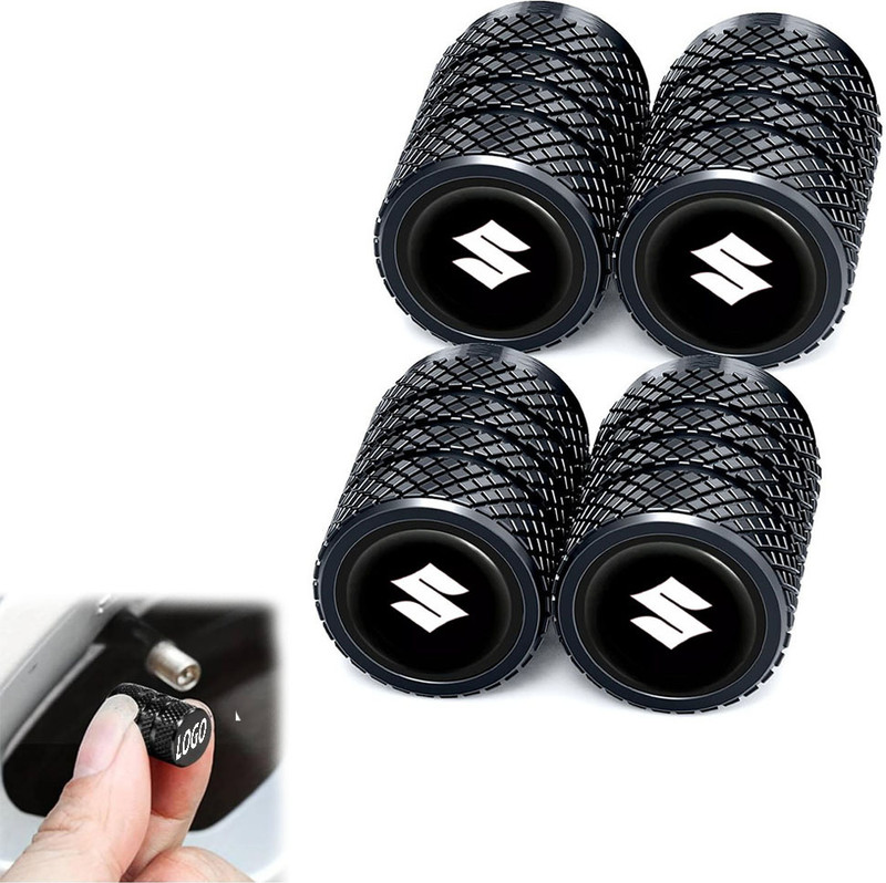 Pavani Aluminium Tyre Valve Cap for Car(Round)