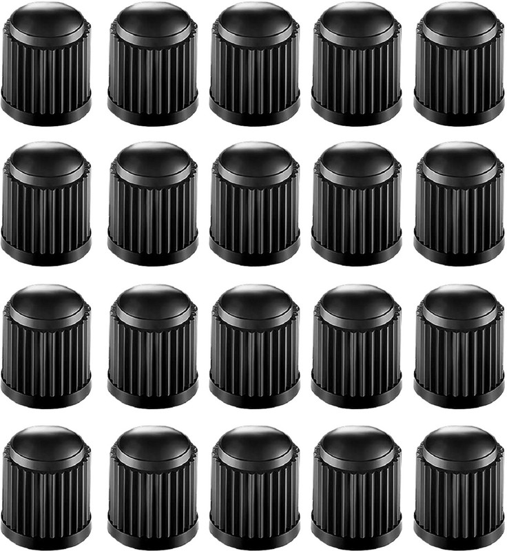 Steko Plastic Tyre Valve Cap for Car, Bike(Round)