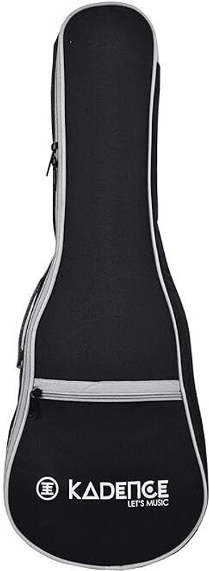 KADENCE Ukulele Bag, Ukulele Backpack Case Concert Ukulele Case Black Concert Ukelele Strings