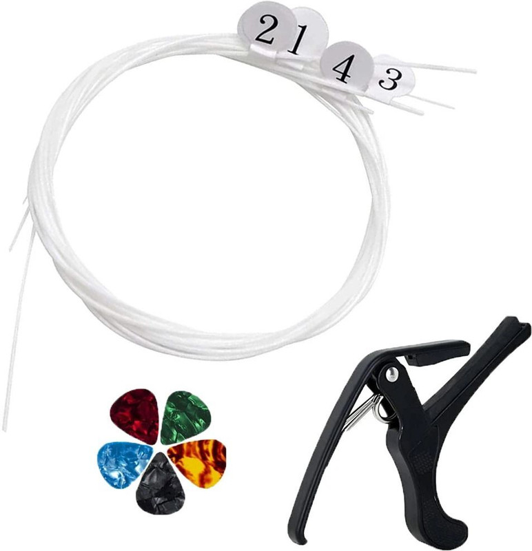 AMG Music Nylon Ukulele Strings for 21'' 23'' 26'' Ukulele Musical Instrument Accessories Concert Ukelele Strings