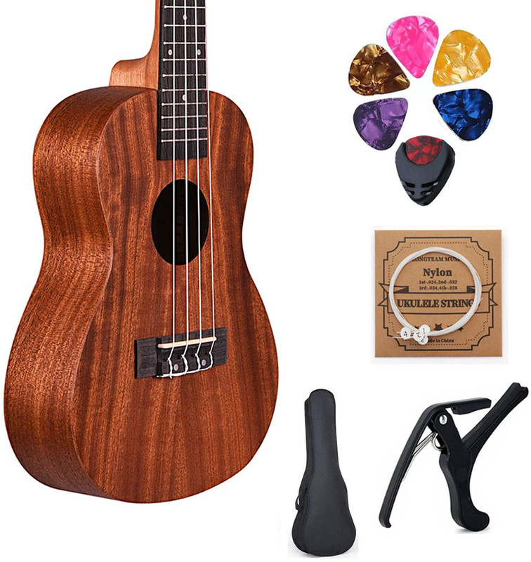 AMG Music Professional 26inch Tenor Ukulele Mahogany Wood Ukulele Combo Tenor Ukulele(Overall Length - 68 cm)