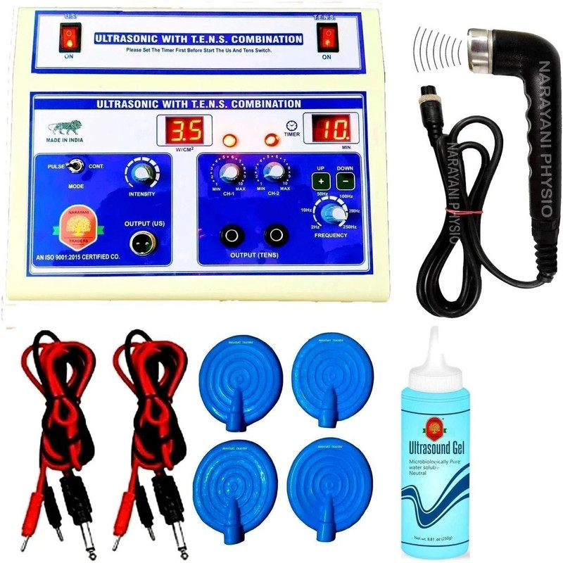 Narayani physio Electro Therapy Physiotherapy Combination Therapy Ultrasonic With TENS Machine Combo Ultrasound Machine Ultrasound Machine