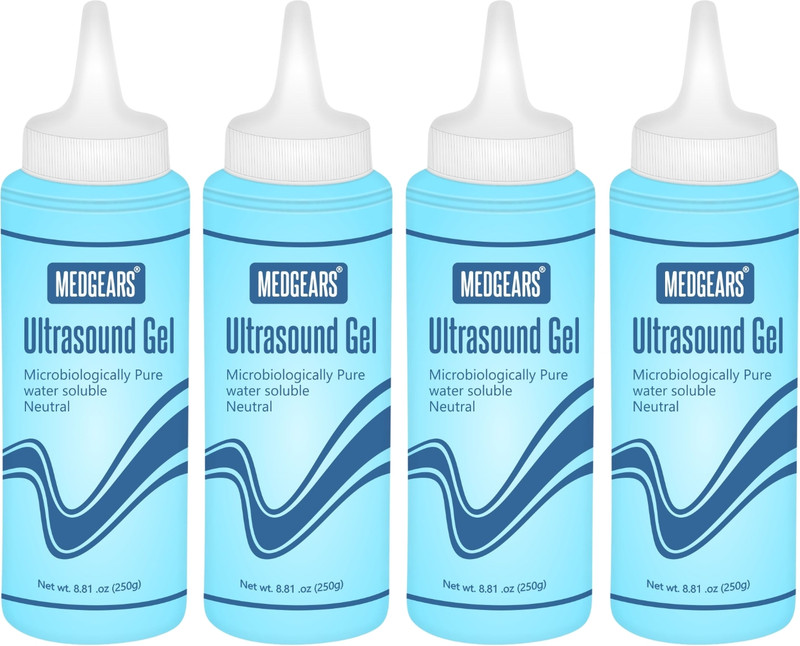 MEDGEARS Microbiologically Pure Water Ultrasound Gel - Pack of 4 bottles Ultrasound Machine