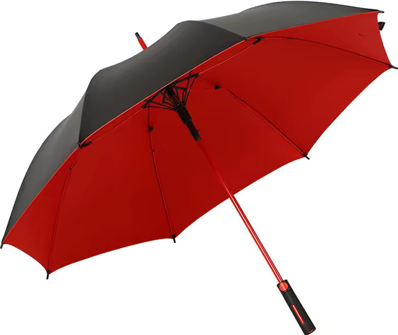 Le Daizy Extra Large Auto Open Golf Umbrella, Rain and Wind Resistant, UV Protection Umbrella(Red)