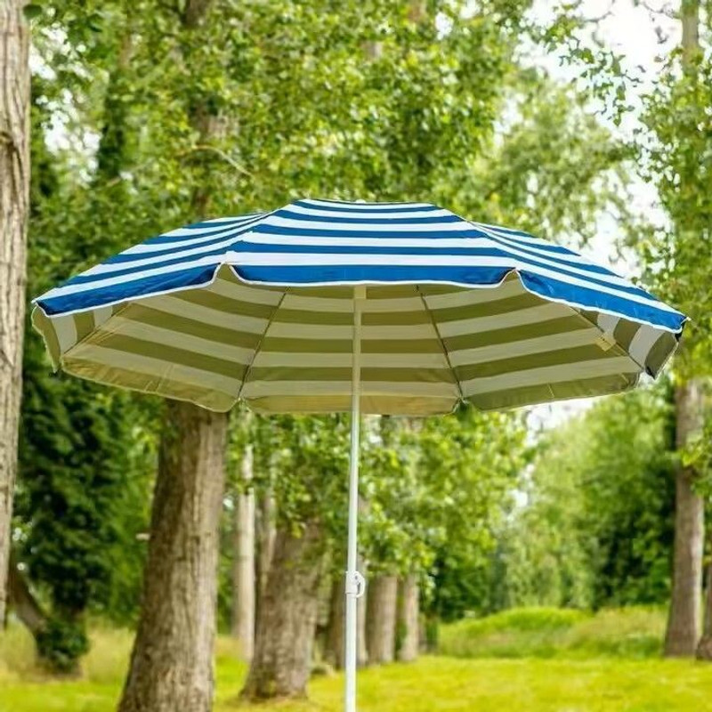 FunSiper Premium Garden Shade Umbrella Sun Rain Protection Without Stand 7ft_H105 Umbrella(Blue)