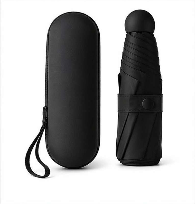 Aahiv enterprise Mini Capsule Umbrella Umbrella(Black)