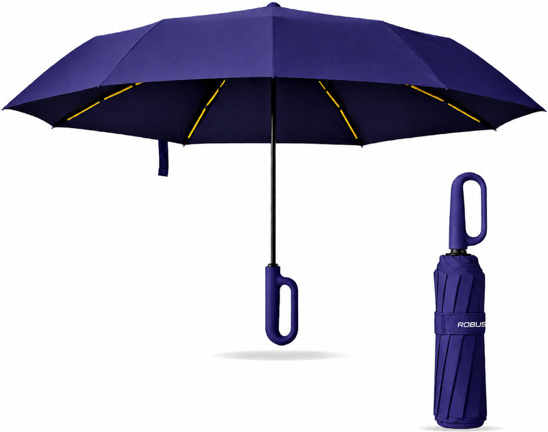 Robustt Ring Buckle Umbrella,Travel Portable Automatic Umbrella IRain and Sun protection Umbrella(Green)
