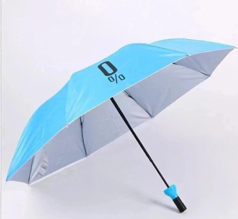 Arabs Newest Windproof Double Layer Umbrella with Bottle Cover Umbrella for UV Protection & Rain Umbrella for Men & Women Umbrella(Blue)