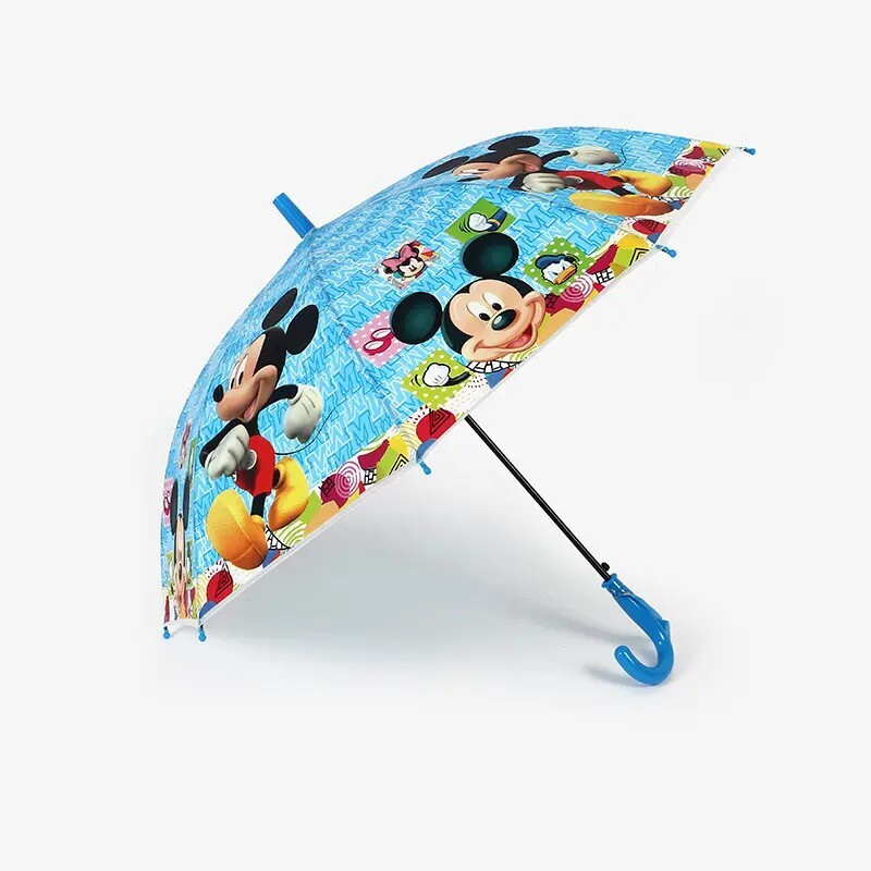 Dark Moon Cartoon Kids Automatic Open Umbrella for Girls and Boys Use kids_H133 Umbrella(Blue)