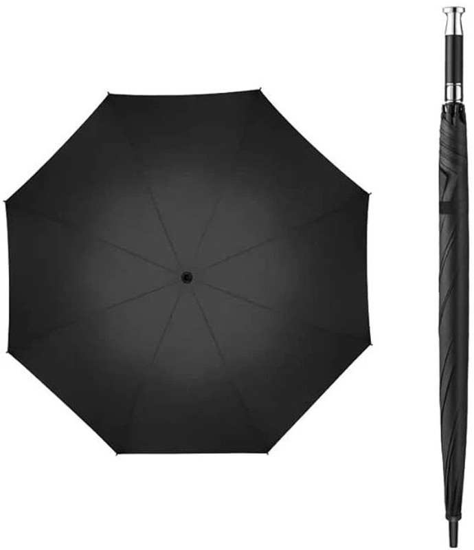 Star Work j handle red umbrella Umbrella Umbrella(Black)