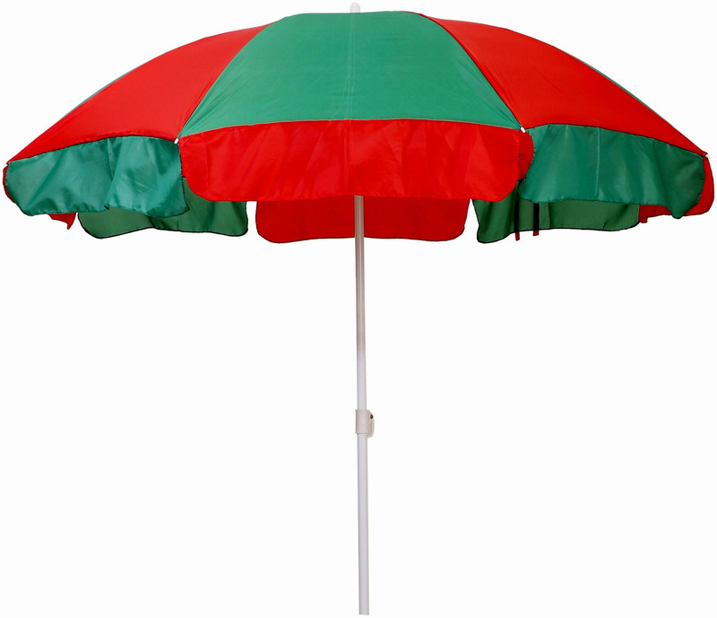BLUEBUDS Outdoor Garden Umbrella Without Stand 36in/6ft for Hotels And Restaurent Umbrella(Red, Green)