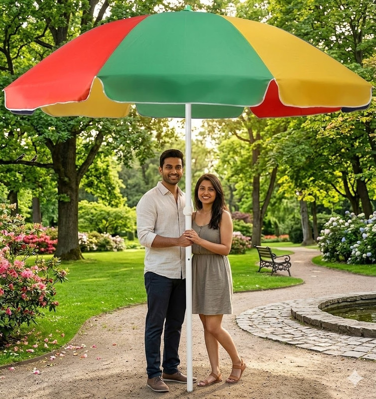 unicornstore SunShade Multicolor Garden Umbrella – Model GS-420 Umbrella(Multicolor)