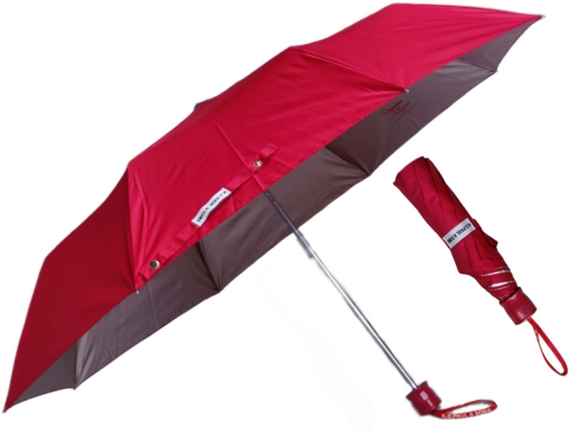K.C. PAUL & SONS KC PAUL & SONS VARSHA 3 FOLD (GREEN) UMBRELLA. Umbrella(Green)