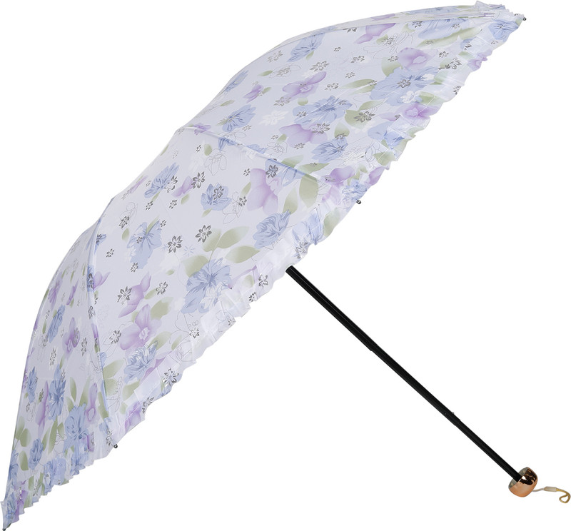 Flipkart SmartBuy 3 Fold Digital Printed Rain and Sun Protective Manual Open Umbrella(Green)