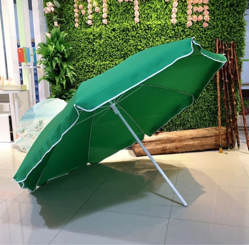 BLUEBUDS 42IN/7FT Outdoor Garden Big Size Umbrella Without Stand For Shop Hotels Umbrella(Red, White)