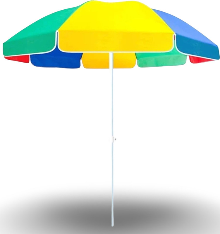 Droplis UV-Resistant Multicolor Outdoor Beach-Shop Umbrella – Lightweight & Durable Umbrella(Multicolor)