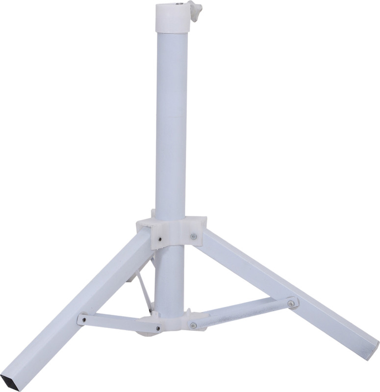 RAINVIBE Garden Umbrella Stand Holder For 8ft/7ft/6ft white color tripod stand for garden Umbrella(White)