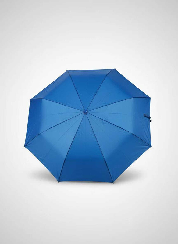 K.C. PAUL & SONS Multicolor 3 Fold Umbrella(Blue)