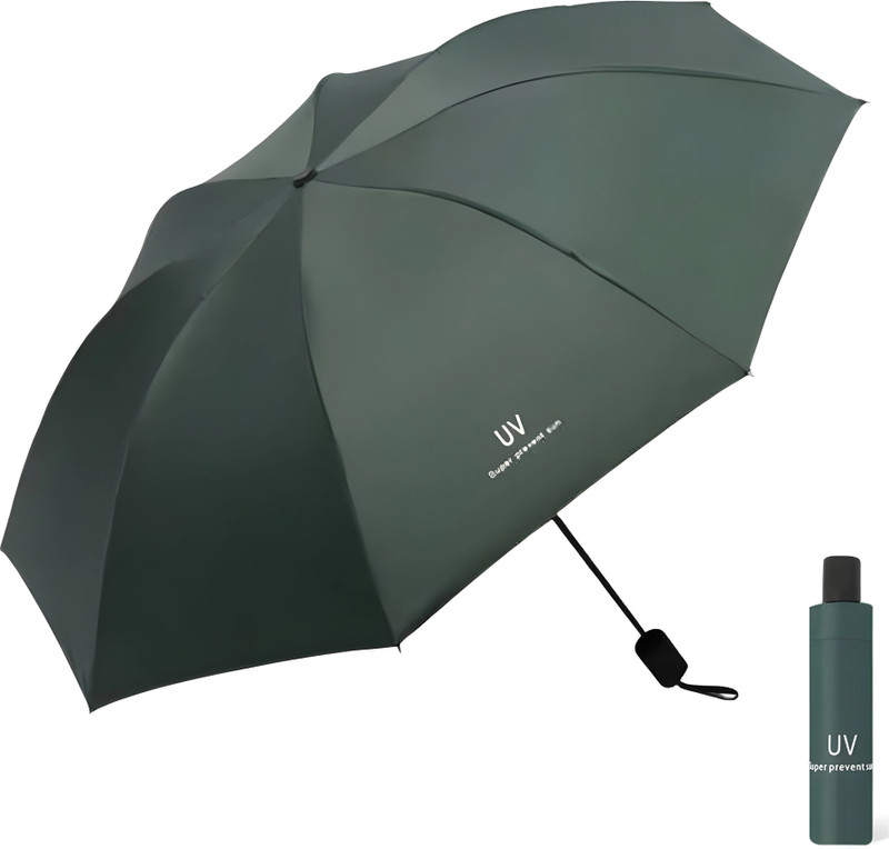 FOBIXEN Manual Open and Close Windproof Large for Men,Women, Kids Umbrella(Green)