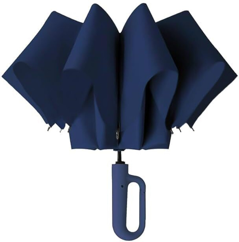Lengloy Ultra Buckle Reverse Rain and Sun Windproof Compact, Automatic Open Close 8 Ribs Umbrella(Green)