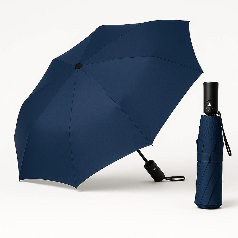 ZAYOVA UV-Pro Travel Umbrella | Compact Auto Open-Close Waterproof Stylish Use Umbrella(Blue)