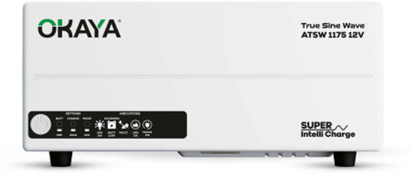 Okaya ATSW 1175VA 12V 220 V Offline/Standby Rack-mount Model UPS with Overload Protection 1 Outlet Plugs