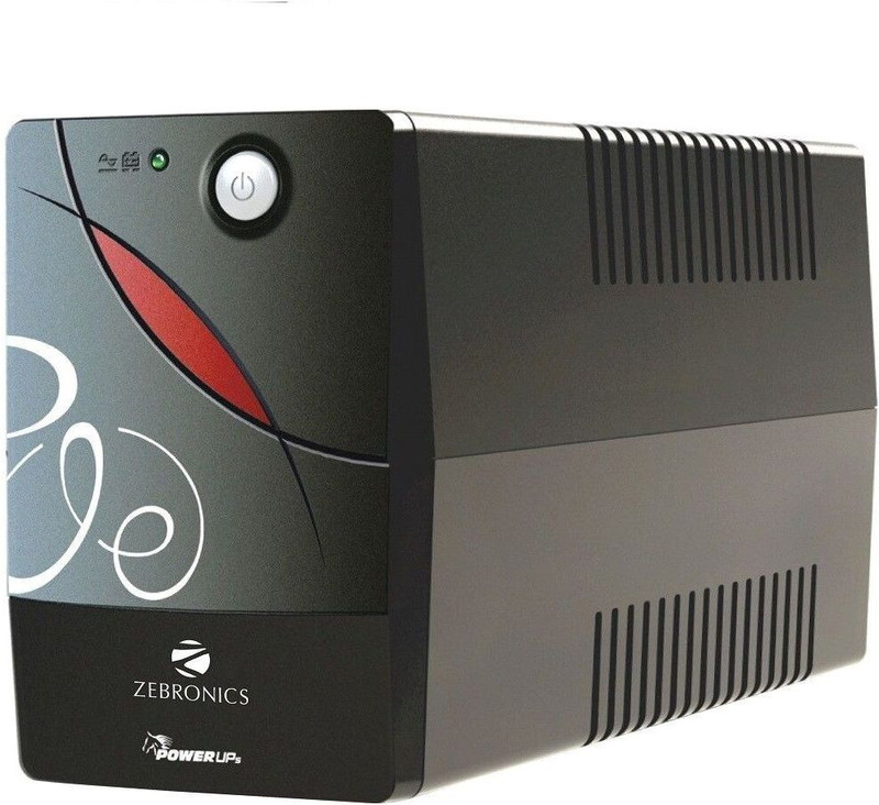 ZEBRONICS UPS Zeb-U725 380 V Offline/Standby Tower Model UPS with Overload Protection 3 Outlet Plugs