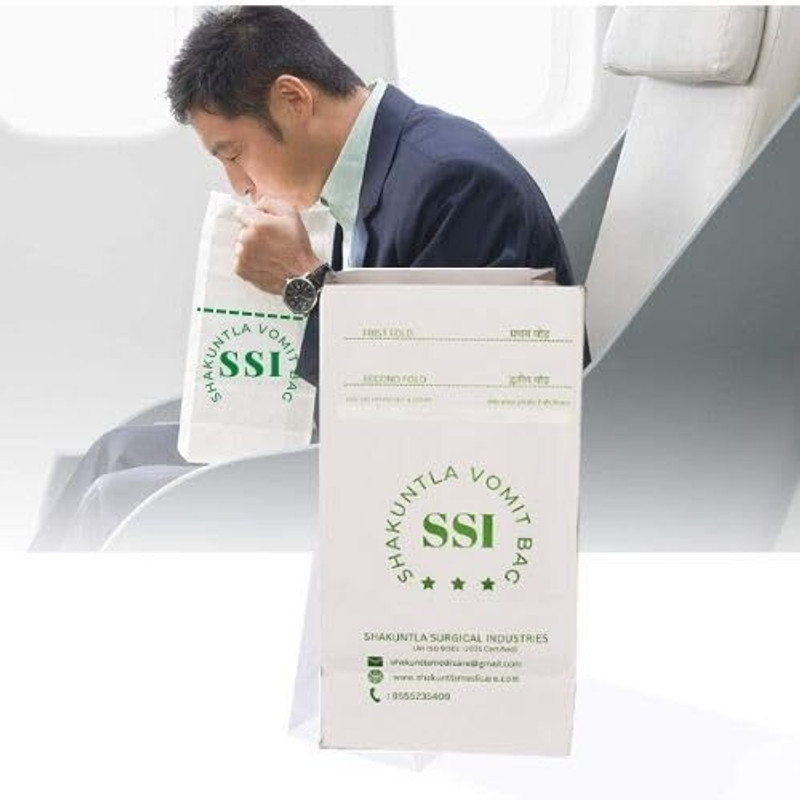 Shakuntla Vomit Bag(700 ml White)
