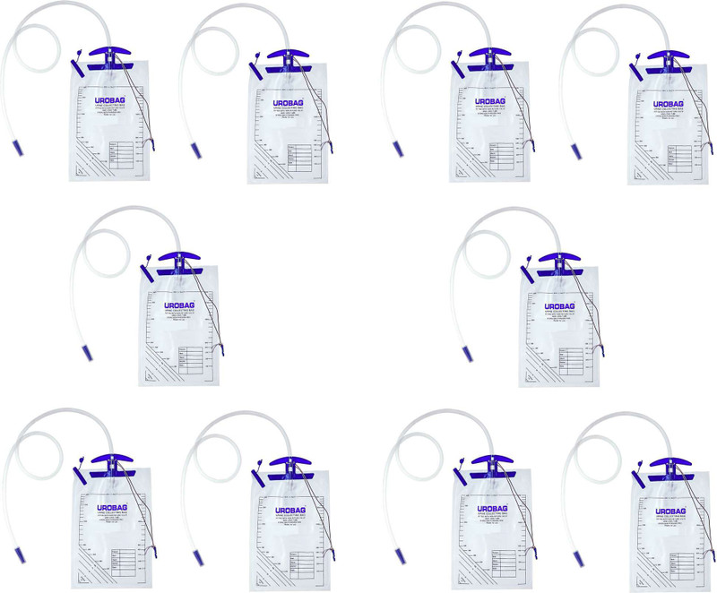 UROFLEX UROFLEX URINE COLLECTION BAG Urine Bag(2000 ml Blue, Clear)